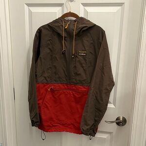 L.L. Bean Women’s Two-Tone Anorak Windbreaker Size Small S